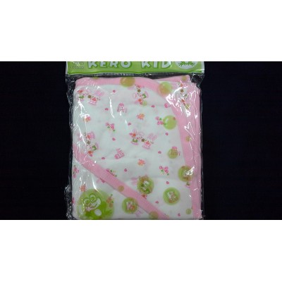 Baby World Store Hooded Hosiery Pink Wrapper