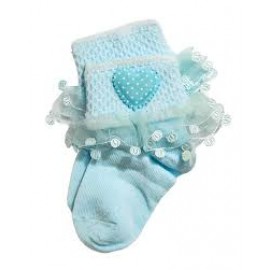 Baby World Frill Socks Small Blue