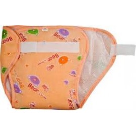 Baby World Waterproof Nappy With Velcro orange