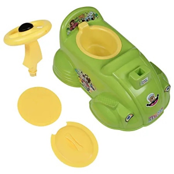 Car Style Mulit-Use 2 in 1 Baby Potty Seat And Baby Car With Removable Tray (Without Wheel) 