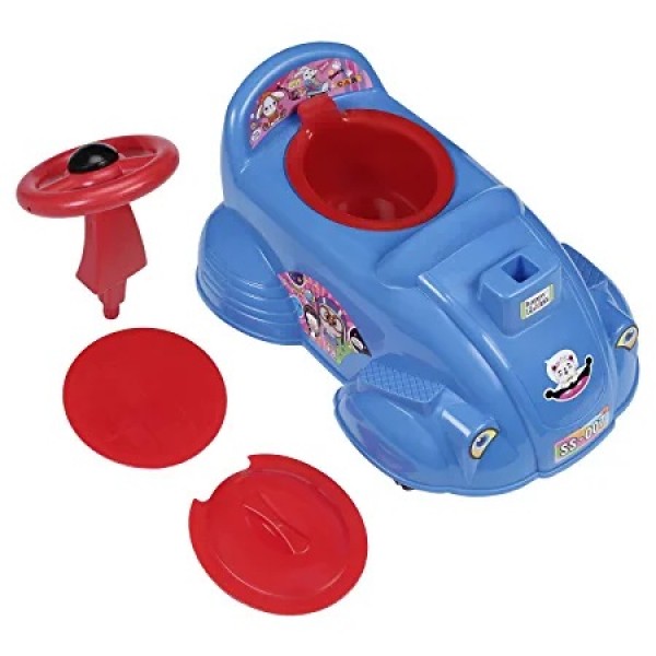 Car Style Mulit-Use 2 In 1 Baby Potty Seat And Baby Car With Removable Tray (Without Wheel)