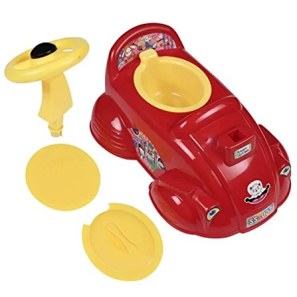 Car Style Mulit-Use 2 In 1 Baby Potty Seat And Baby Car With Removable Tray (Without Wheel)