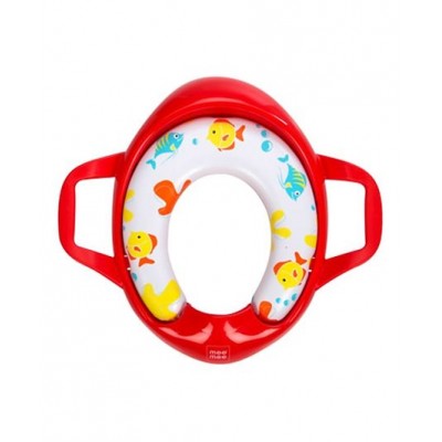 Mee Mee Cushioned Portable Baby Potty Seat for Toilet Training with Easy grip support handles, Easy to Carry, For 6 plus month kids