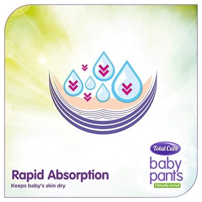 Himalaya Herbal Total Care Baby Pants Style Diapers Medium - 54 Pieces