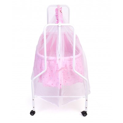 Baby World Dream Time Cradle Printed - Pink