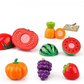 Baby World Store Plastic Sliceable Fruit Set - Multicolor