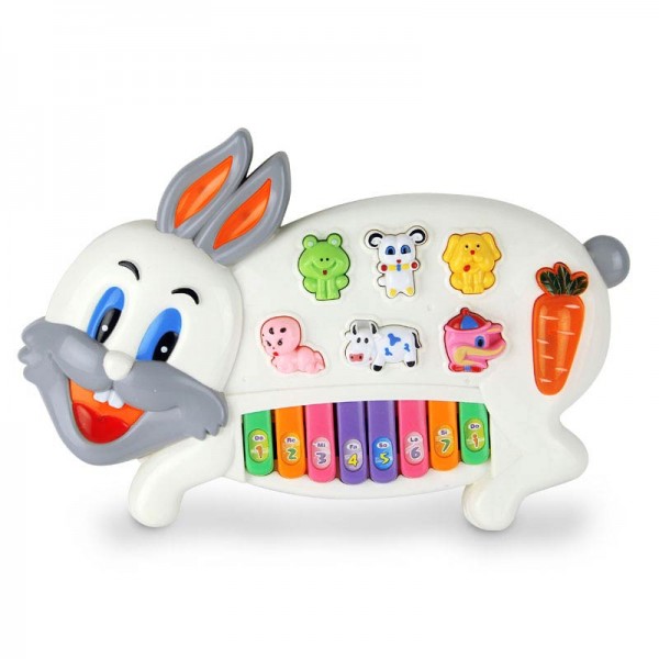 Baby World Store Rabbit Piano (musical n lights)