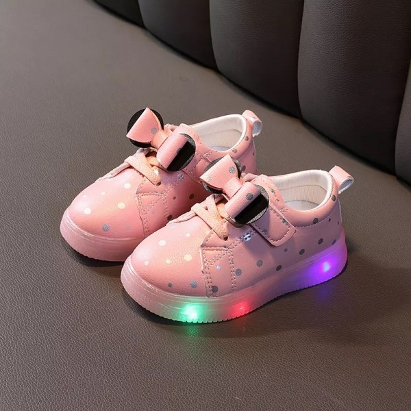 Children Shoes With Light kids New Casual Girls Led Luminous Sneakers Sport Kids Light Up Sneakers Cute girl Glowing Shoes