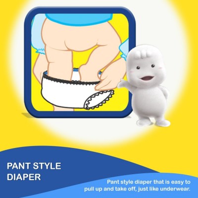 Mamy Poko Pants Standard Pant Style Small Size Diapers (46 Count)