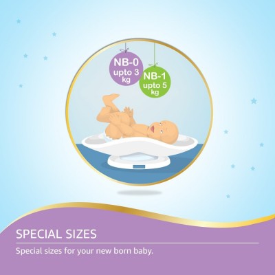 MamyPoko Pants Extra Absorb for New Born, NB - 1 Size, suitable for 3 - 5 Kg of New Born, Pack of 32 Diapers (NB1 - 32)