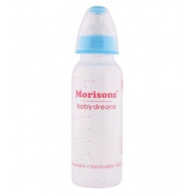 Morisons Baby Dreams Regular PP Feeding Bottle - 250 ml - Blue