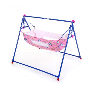 Mothertouch Indo Cradle Bear Print - Pink