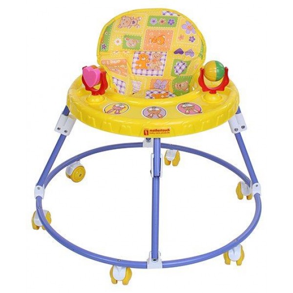 Mothertouch Round Walker - Yellow