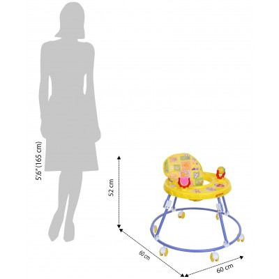 Mothertouch Round Walker - Yellow