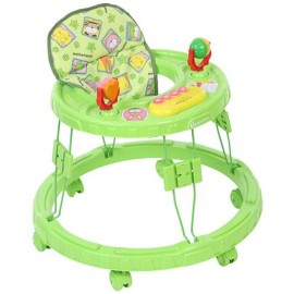 Mothertouch Chikoo Round Musical Walker Deluxe  - Green