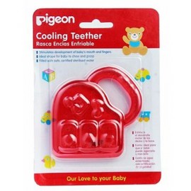 Pigeon Piano Shape Water Filled Cooling Teether - Red