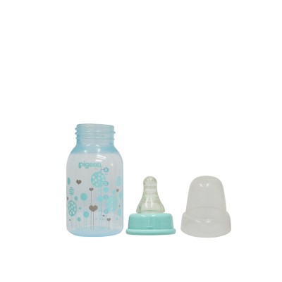 PERISTALTIC CLEAR NURSING BOTTLE RPP 120ML (BLUE) ABSTRACT