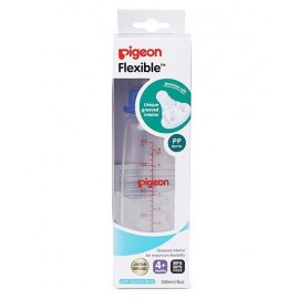 Pigeon Slim Neck BPA Free Plastic Feeding Bottle - 240 ml