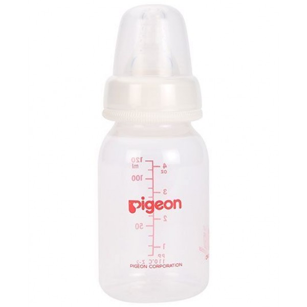 Pigeon Plastic Feeding Bottle - 120 ml