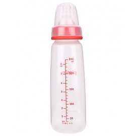 Pigeon Peristaltic Polypropylene Plastic Feeding Bottle KPP Large Nipple - Red