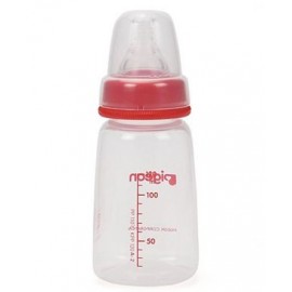 Pigeon Polypropylene Peristaltic Clear Nursing Bottle Red - 120 ml