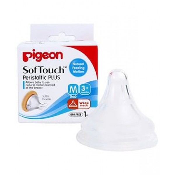 Pigeon Soft Touch Peristaltic Plus Nipple Medium - 1 Piece