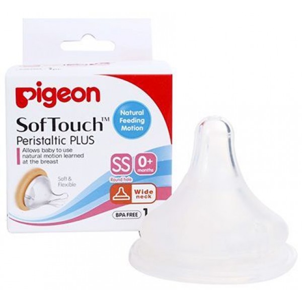 Pigeon Soft Touch Peristaltic Plus Nipple SS - 1 Piece