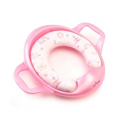 1st Step Cushioned Potty Seat With Handle Castle Print