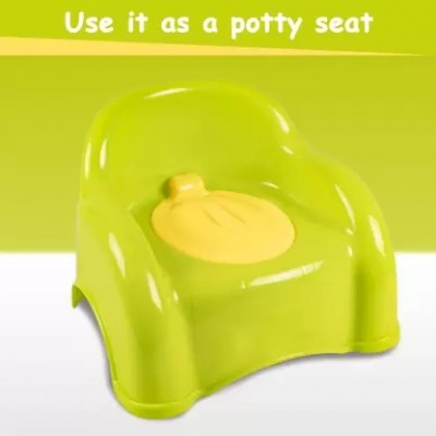 babyworld  Potty Chair Seat for Toddlers.A perfect Potty Seat for Infants with Removable bowl & Lid Potty Box  (Green)