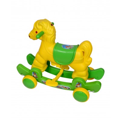 Murphy Horse 2 In 1 Rocker Cum Ride On - Green