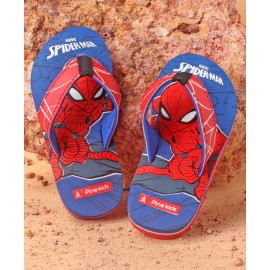 Kids Flip Flops Spider Man Print - Royal Blue Brand Size 31, Toe to Heel 20.5 cm, 8 to 9 Years, Comfortable and snug footwear