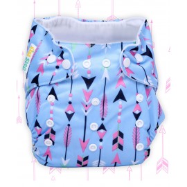 1st Step Size Freesize Adjustable, Washable and Reusable Diaper with Diaper Liner (Arrow)
